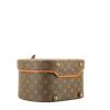 Louis Vuitton   hat box  in brown monogram canvas  and natural leather - Detail D4 thumbnail
