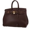 Bolso de mano Hermès  Birkin 35 cm en cuero swift marrón - 00pp thumbnail