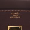 Bolso de mano Hermès  Birkin 35 cm en cuero swift marrón - Detail D2 thumbnail