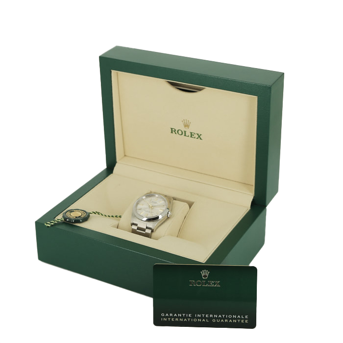 Rolex Oyster Perpetual  in stainless steel Ref: Rolex - 126000  Circa 2022 - Detail D2