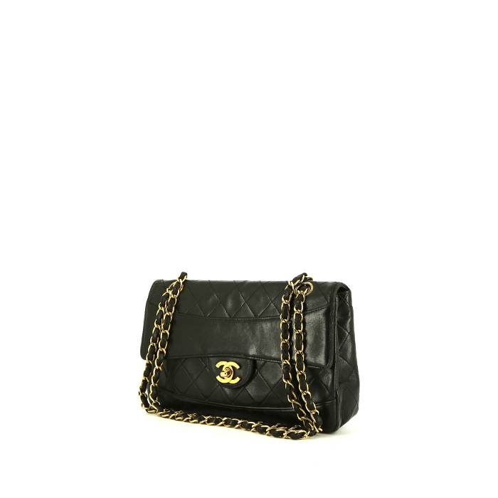Borsa Chanel  Vintage in pelle trapuntata nera
