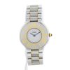 Reloj Cartier Must 21 de acero y oro chapado Ref: 9010  Circa 1980 - 360 thumbnail