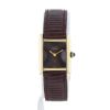 Reloj Cartier Tank Must de plata dorada Circa 1990 - 360 thumbnail