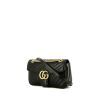 Gucci  GG Marmont mini  shoulder bag  in black quilted leather - 00pp thumbnail