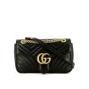 Gucci  GG Marmont mini  shoulder bag  in black quilted leather - 360 thumbnail