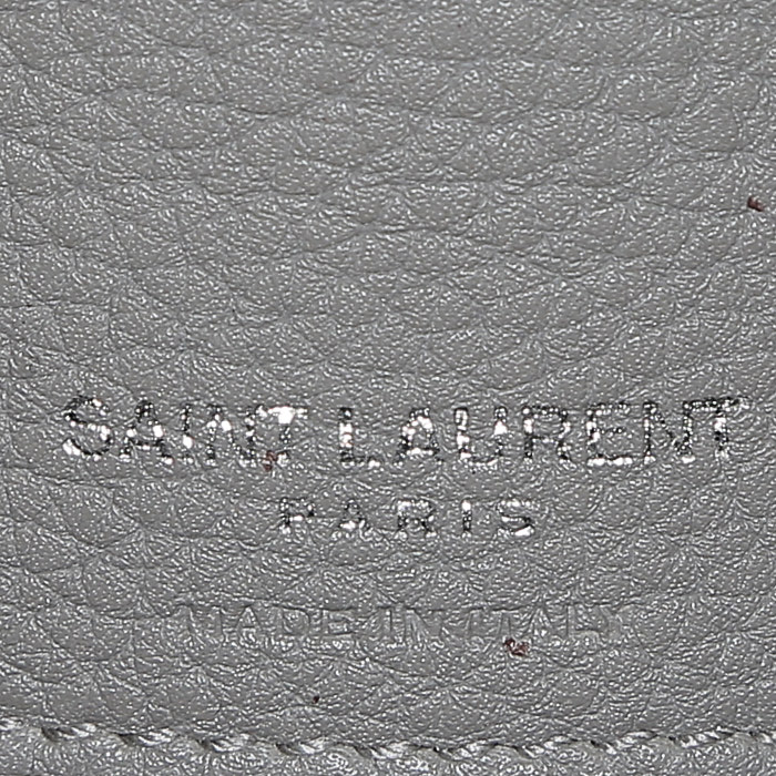 Borsa Saint Laurent  Sac de jour in pelle grigia - Detail D4