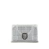 Dior  Diorama mini  shoulder bag  in silver leather - 360 thumbnail