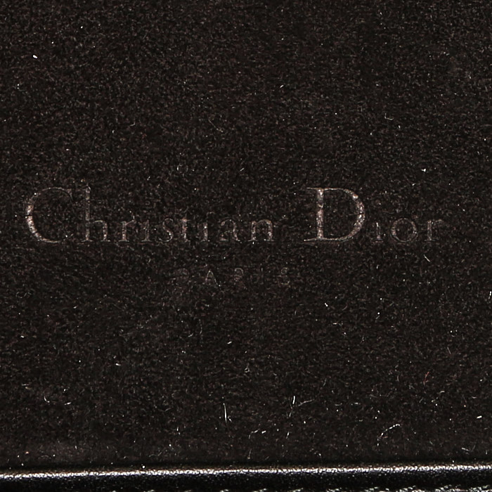 Sac bandoulière Dior  Wallet on Chain en cuir multicolore - Detail D4