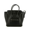 Celine  Luggage Micro handbag  in black leather - 360 thumbnail