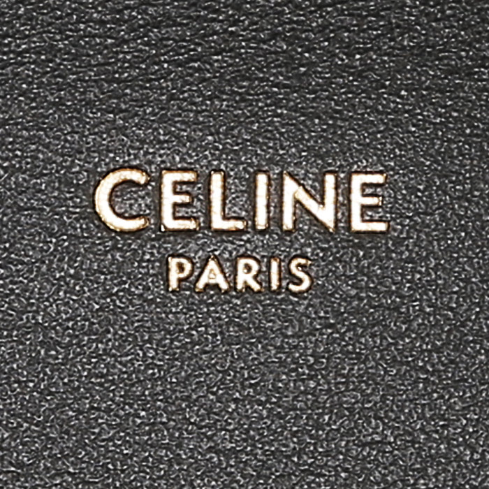 Borsa Celine  Luggage Micro in pelle nera - Detail D3