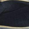 Bolsito de mano Louis Vuitton   en cuero monogram huella azul marino - Detail D2 thumbnail