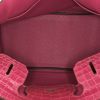 Hermès  Birkin 30 cm handbag  in Rose Sheherazade porosus crocodile - Detail D2 thumbnail