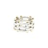 Articulated Tiffany & Co  ring in yellow gold and silver - 00pp thumbnail