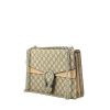 Gucci  Dionysus large model  shoulder bag  in beige monogram canvas  and beige suede - 00pp thumbnail