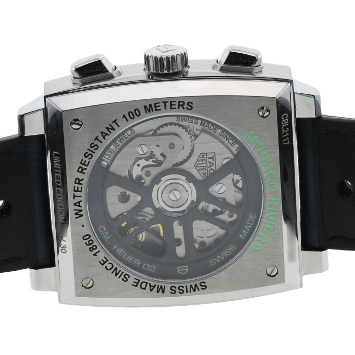 TAG Heuer Monaco Riviera Special Edition in stainless steel Circa 2022 - Detail D2