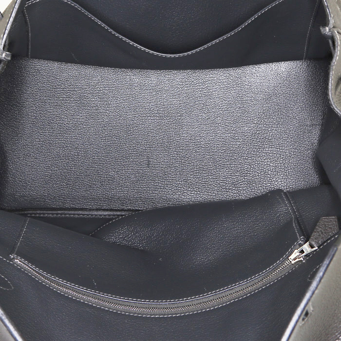 Sac à main Hermès  Birkin 35 cm en cuir togo gris - Detail D2
