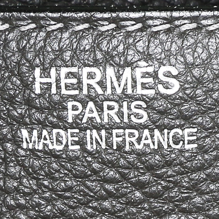 Borsa Hermès  Birkin 35 cm in pelle togo grigia - Detail D3