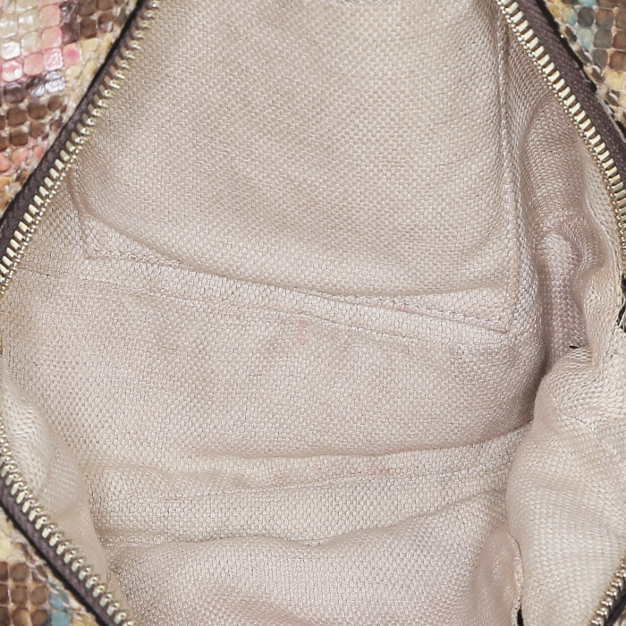 Gucci  Soho Disco shoulder bag  in multicolor python - Detail D2