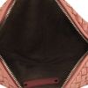 Bottega Veneta  Nodini shoulder bag  in red intrecciato leather - Detail D2 thumbnail