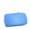 Bottega Veneta  Roma shoulder bag  in blue intrecciato leather - Detail D5 thumbnail