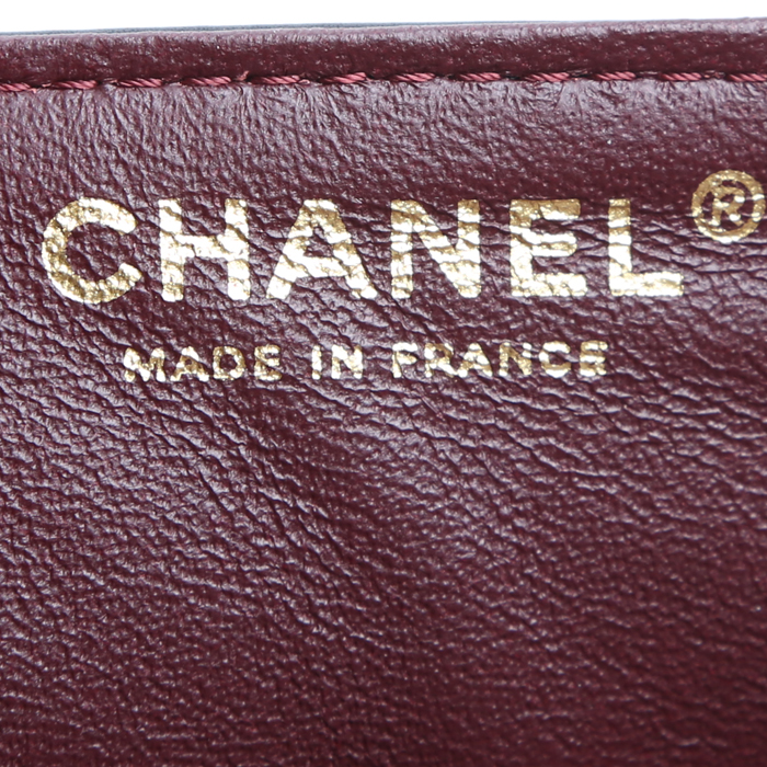 Borsa a tracolla Chanel  Chanel 2.55 in pelle trapuntata nera - Detail D4