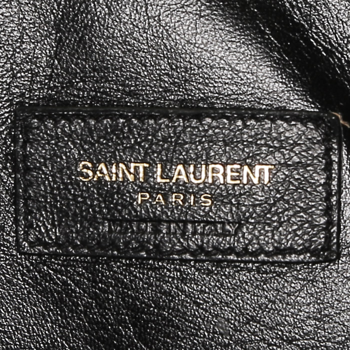 Sac à main Saint Laurent  Chyc en cuir gris - Detail D4