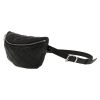 Bolsito-cinturón Chanel  Pochette ceinture en cuero acolchado negro - Detail D3 thumbnail