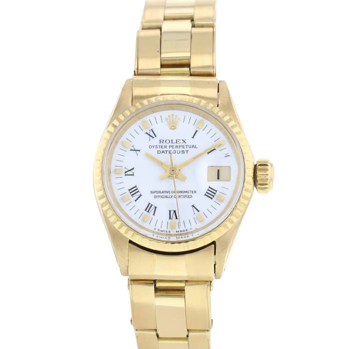 Gold ladies hot sale rolex datejust