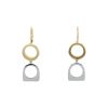 Fred Success earrings in yellow gold and white gold - 00pp thumbnail