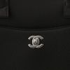 Chanel  Executive shopping bag  in black grained leather - Detail D1 thumbnail