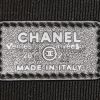 Chanel  Editions Limitées pouch  in black felt  and black leather - Detail D3 thumbnail