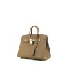 Bolso de mano Hermès  Birkin 25 cm en cuero epsom marrón etoupe - 00pp thumbnail