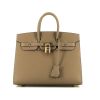 Bolso de mano Hermès  Birkin 25 cm en cuero epsom marrón etoupe - 360 thumbnail