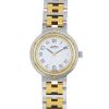 Reloj Hermès Clipper de acero y oro chapado Circa 1992 - 00pp thumbnail
