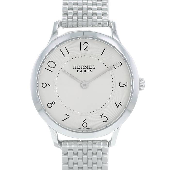 Hermès Slim  in stainless steel Ref: Hermès - CA2. 210  Circa 2018 - 00pp