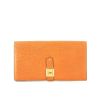 Hermès  Cadenas - Wallet wallet  in gold Pecari leather - 360 thumbnail