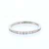 Boucheron Beloved wedding ring in platinium and diamonds - 360 thumbnail