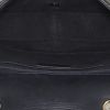 Chanel  Mademoiselle handbag  in navy blue chevron quilted leather - Detail D3 thumbnail