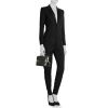 Bolso de mano Hermès  Drag en cuero box negro - Detail D1 thumbnail