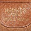 Bolso para llevar al hombro Hermès  Vespa en cuero togo color oro - Detail D3 thumbnail