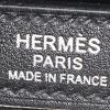 Borsa Hermès  Kelly 32 cm Cavalcadour in tela beige e pelle nera - Detail D4 thumbnail