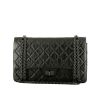 Bolso de mano Chanel  Chanel 2.55 en cuero acolchado negro - 360 thumbnail