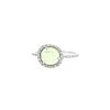 Anello Pomellato Colpo Di Fulmine modello piccolo in oro bianco, peridoto e diamanti - 00pp thumbnail