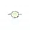 Pomellato Colpo Di Fulmine small model ring in white gold, peridot and diamonds - 360 thumbnail