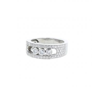 Bague Messika Move en or blanc et diamants