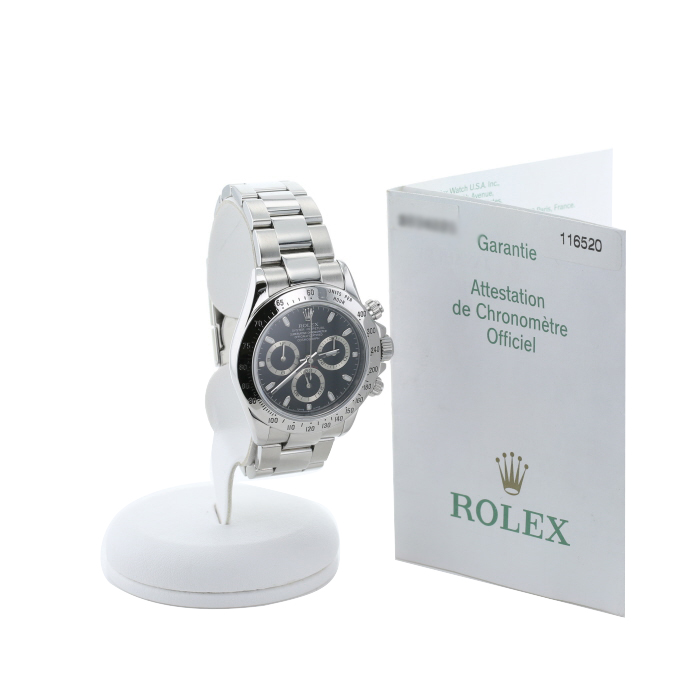 Rolex Daytona Automatique  in stainless steel Ref: Rolex - 116520  Circa 2006 - Detail D2