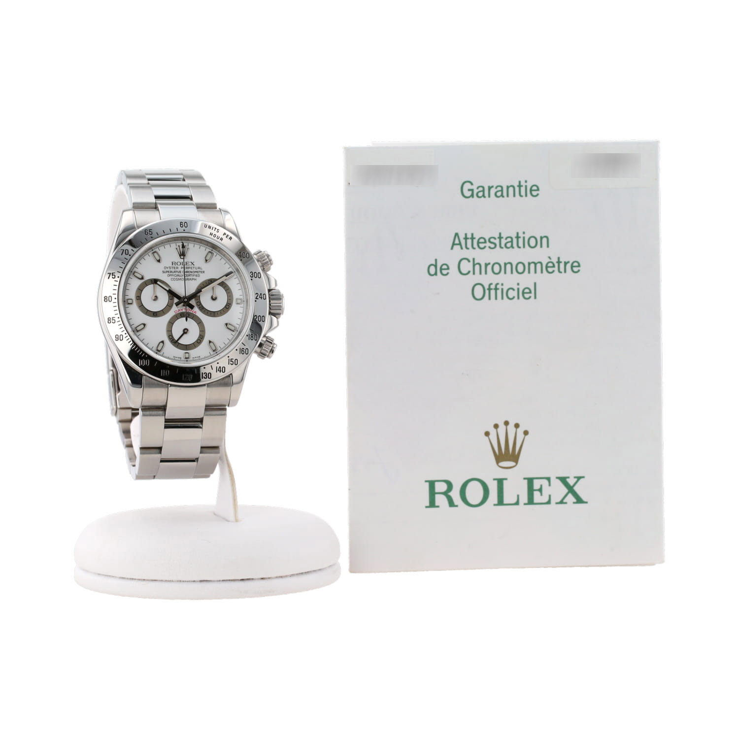 Rolex Daytona Automatique  in stainless steel Ref: Rolex - 116520  Circa 2006 - Detail D2