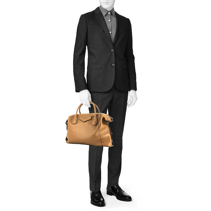 Borsa weekend Givenchy  Antigona in pelle liscia gold - Detail D1