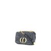 Dior  Caro small model  shoulder Jeans bag  in blue canvas - 00pp thumbnail