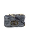 Dior  Caro small model  shoulder Jeans bag  in blue canvas - 360 thumbnail